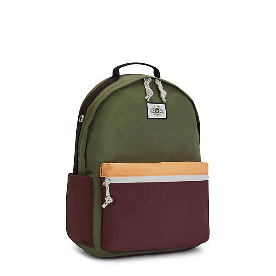 Bolsas Para Portatil Kipling Damien Large Backpack Verde Oliva | MX 1634WN